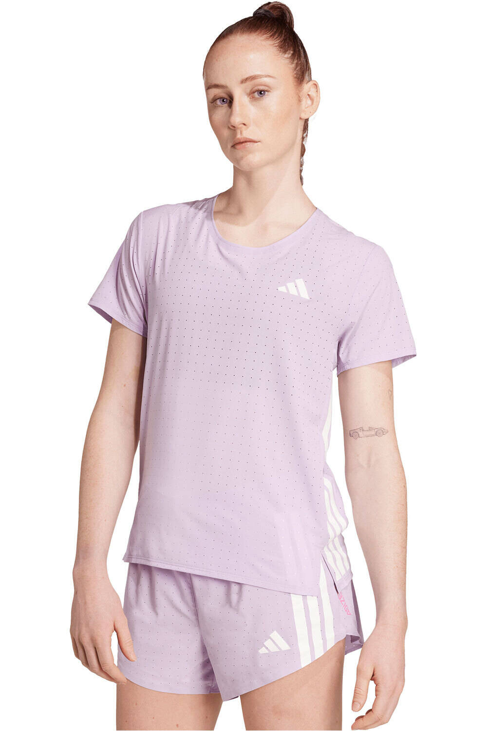 Adidas adizero camiseta entrenamiento manga corta mujer