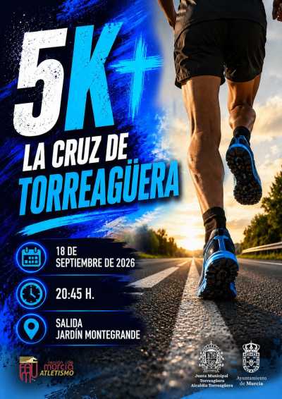 Cartel de V Carrera Popular la Cruz de Torreaguera