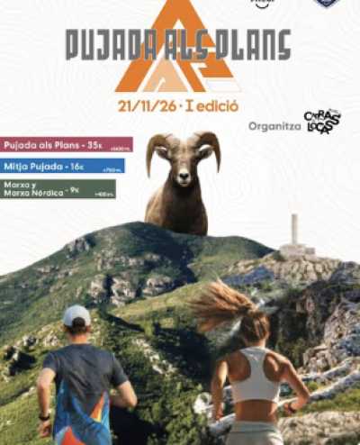 Cartel de I PUJADA ALS PLANS