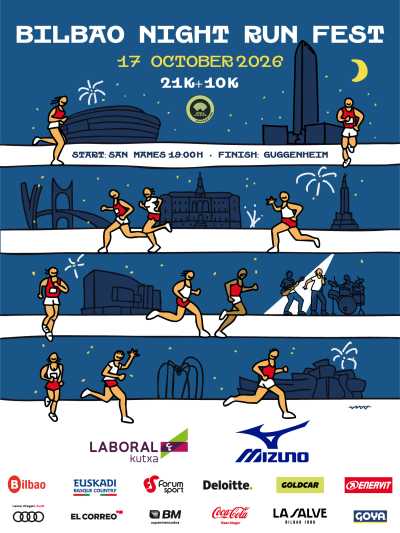 Bilbao Night Run Fest — Asfalto, 21.1K, Bilbao, Bizkaia