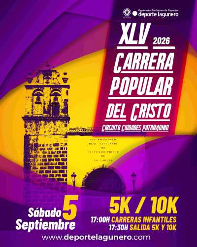 Cartel de XLV Carrera Popular del Cristo