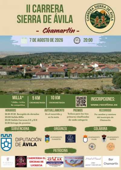 Cartel de II Carrera Sierra de Ávila