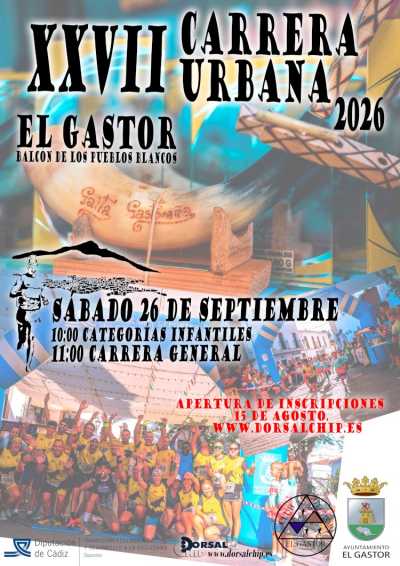 Cartel de XXVII Carrera Urbana Villa de el Gastor