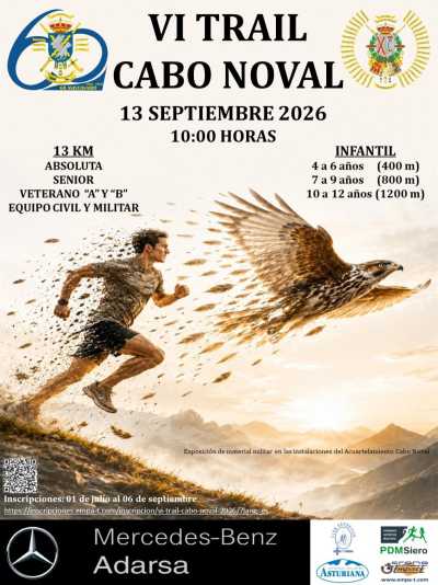 Cartel de VI Trail Cabo Noval