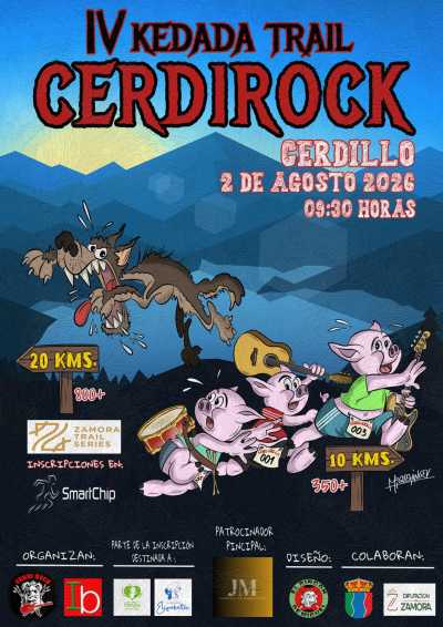 Cartel de IV Kedada Trail Cerdirock