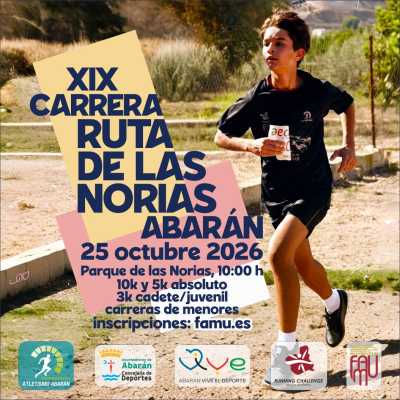 Cartel de XIX Carrera Popular Ruta de las Norias