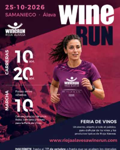 Cartel de Wine Run Rioja Alavesa