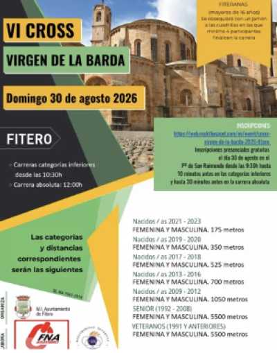 Cartel de Cross Virgen de la Barda