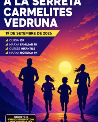 Cartel de V Pujada a la Serreta Carmelites