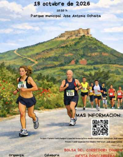 Cartel de XIX Media Maratón Comarca de Jadraque