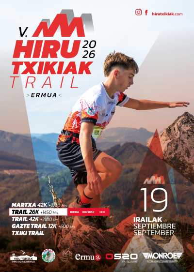 V Hiru Txikiak Trail — Trail, 42K, Ermua, Bizkaia