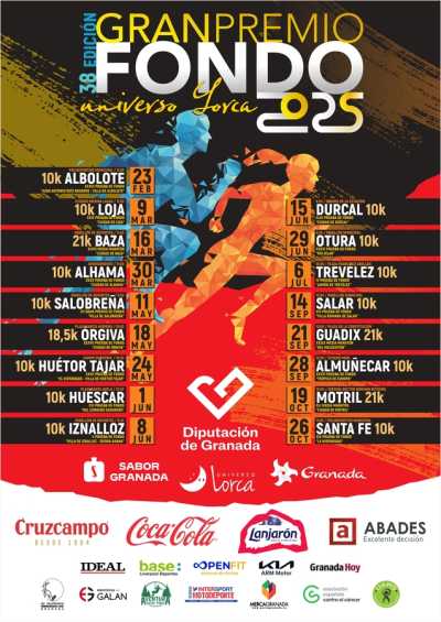 Cartel de XX Prueba de Fondo La Hispanidad