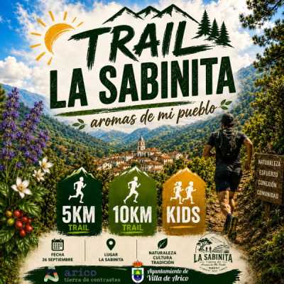 Cartel de XIII Trail la Sabinita