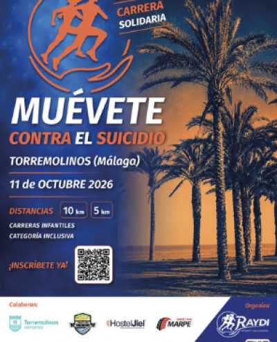 Cartel de II Carrera Solidaria No Más Suicidios