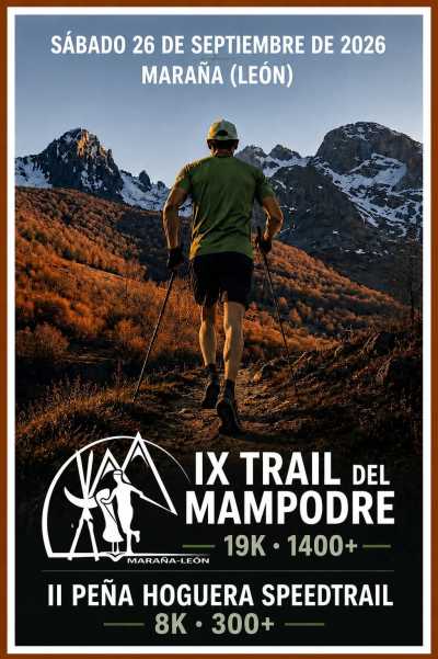 Cartel de IX Trail del Mampodre