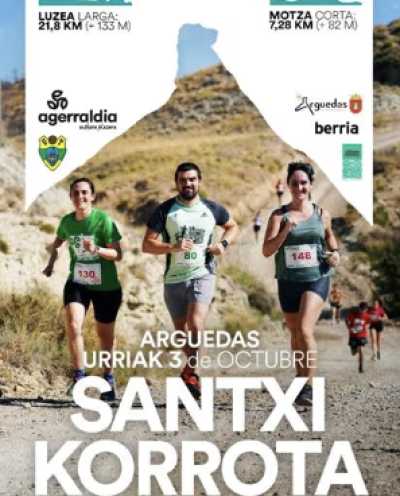 Cartel de Santxikorrota Herri Lasterketa