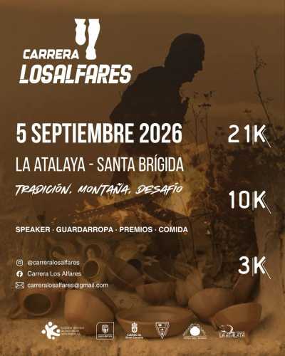Cartel de Carrera Los Alfares La Atalaya de Santa Brígida