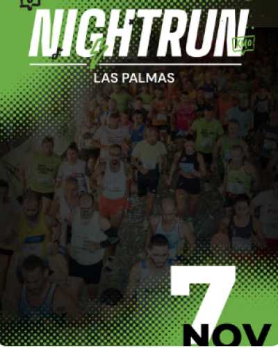 Cartel de Binter NightRun Las Palmas de Gran Canaria