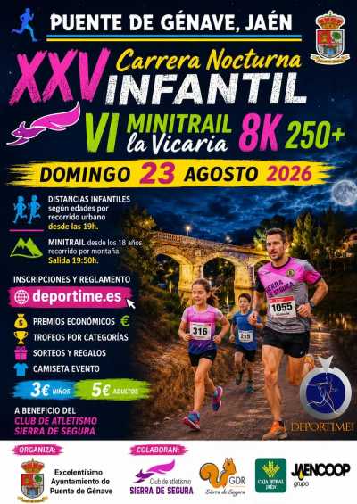 VI Minitrail la Vicaría — Trail, 8K, Puente de Génave, Jaén