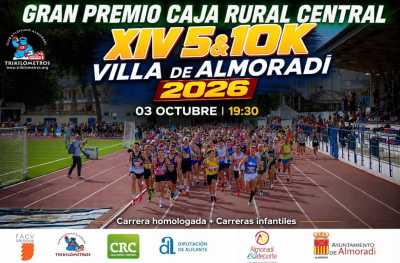 Cartel de XIV 10K y 5K Villa de Almoradí