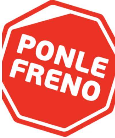 Cartel de Ponle Freno las Palmas de Gran Canaria