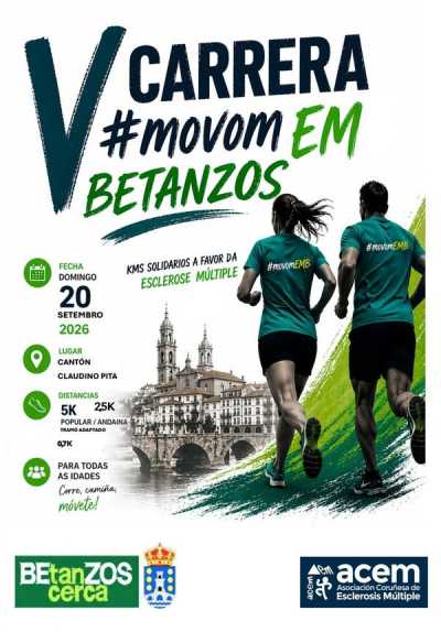 Cartel de 5ª Carrera #MóvemEMBetanzos