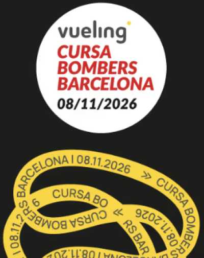 Cartel de Vueling Cursa Bombers Barcelona