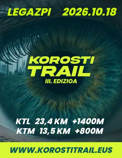III Korosti Trail — Trail, 23.4K, Legazpi, Gipuzkoa