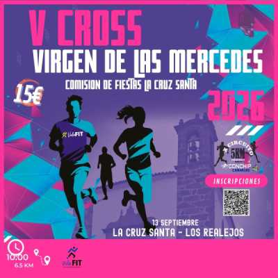 Cartel de V Cross Virgen de las Mercedes