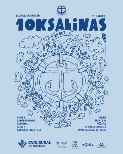 V 10 Km de Salinas — Asfalto, 10K, Castrillón, Asturias