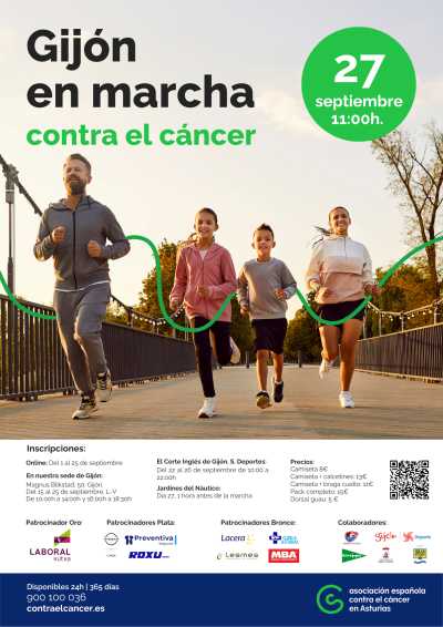 Gijón En Marcha Contra el Cáncer — Asfalto, 10K, Marcha Contra el Cáncer en Gijón, Asturias