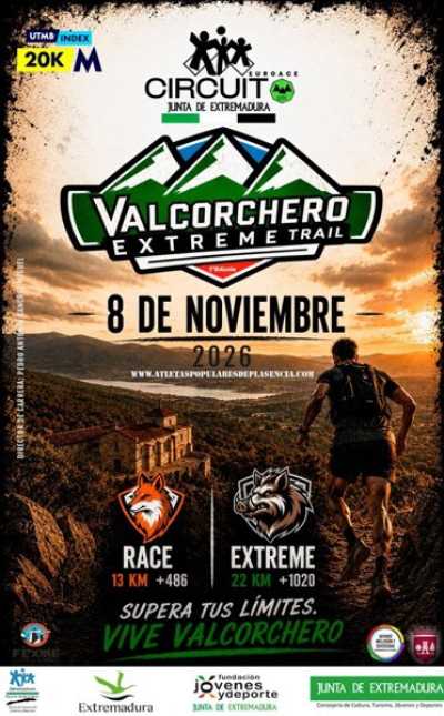Cartel de Valcorchero Xtreme Trail