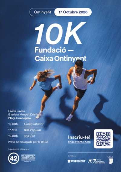 Cartel de 10K Fundació Caixa Ontinyent