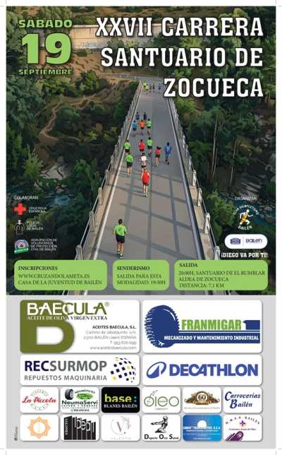 Cartel de XXVII Carrera Santuario de Zocueca