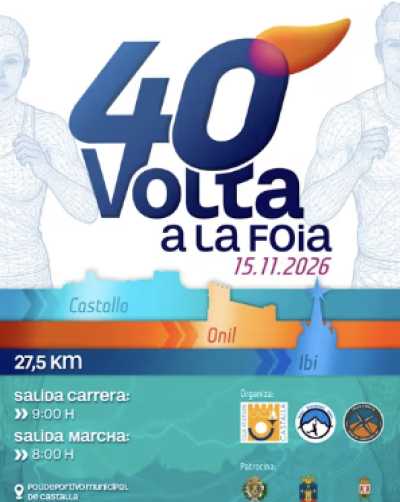 Cartel de 40 Volta a la Foia