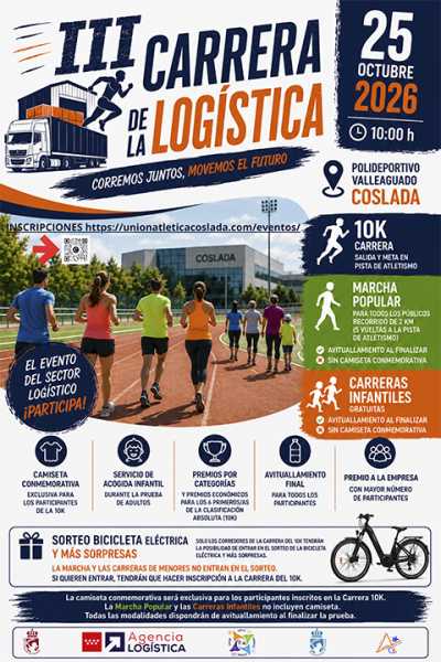 Cartel de III Carrera de la Logística