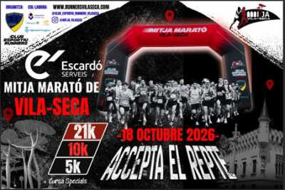 V Mitja Marató de Vila-Seca — Asfalto, 21.1K, Vila-Seca, Tarragona
