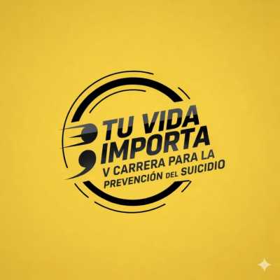 Cartel de V Carrera contra el Suicidio