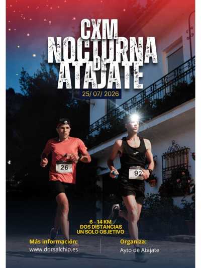 Cartel de CxM Nocturna Atajate