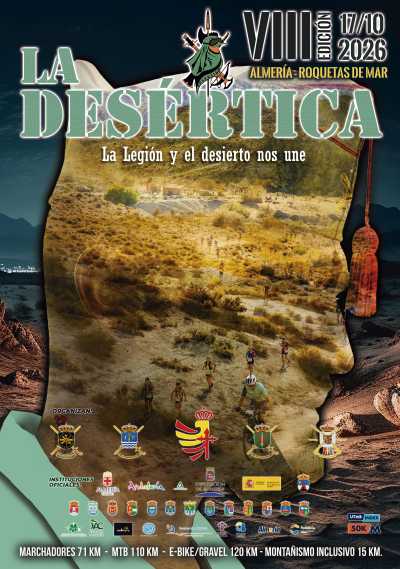 Cartel de VIII La Desértica