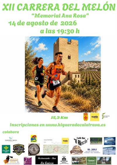 XII Carrera del Melón — Asfalto, 15.3K, Higuera de Calatrava, Jaén