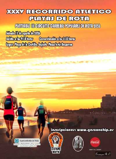XXXV Recorrido Atlético Playas de Rota — Asfalto, 8K, Rota, Cádiz