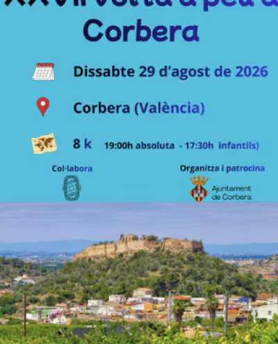 Cartel de XXVII Volta a Peu a Corbera
