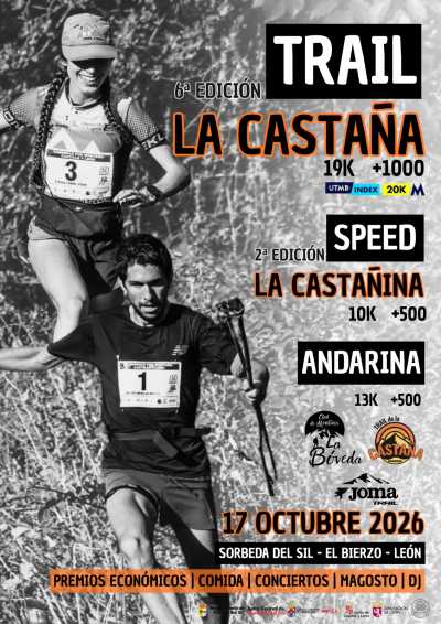 Cartel de 6º Trail de La Castaña