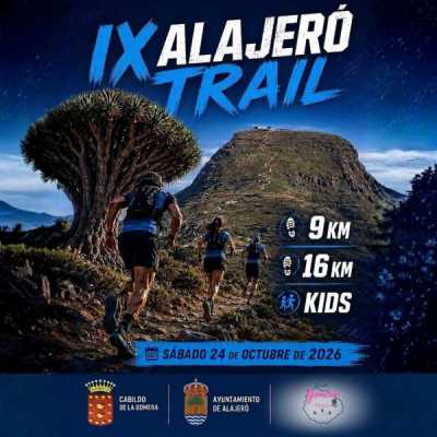 Cartel de IX Trail Alajeró