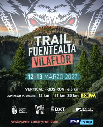 Cartel de XII Trail Fuentealta Vilaflor