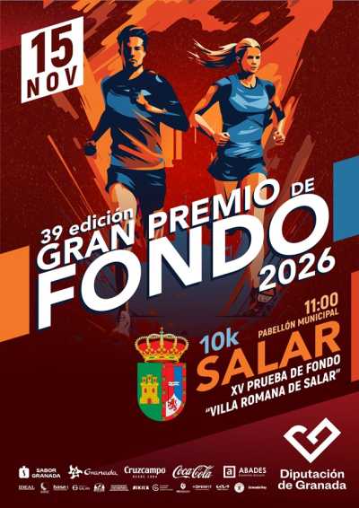 Cartel de XV Prueba de Fondo Villa Romana de Salar