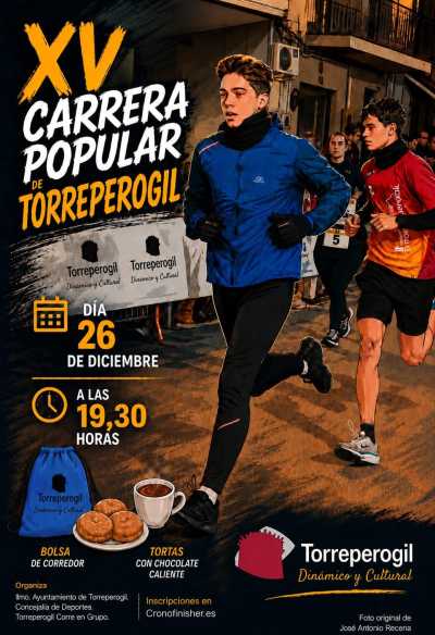 Cartel de XV Carrera Popular Torreperogil