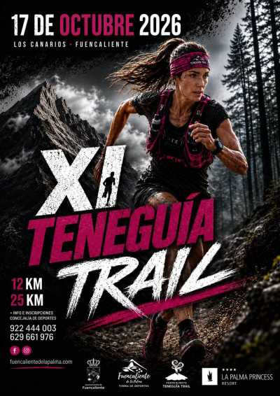 Cartel de XI Teneguía Trail