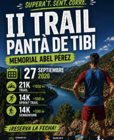Cartel de I Trail Volta al Pantano de Tibi
